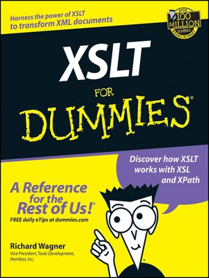 cover image of XSLT For Dummies